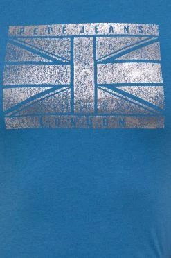 Κοντομάνικο Βαμβακερό μπλουζάκι Pepe Jeans BEATRIZ τιρκουάζ -Pepe Jeans Sales Store unnamed file 1841