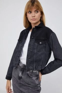 Κοντά μπουφάν Τζιν μπουφάν Pepe Jeans TIFFANY MIX χρώμα: μαύρο 11 Κοντά μπουφάν Τζιν μπουφάν Pepe Jeans TIFFANY MIX χρώμα: μαύρο -Pepe Jeans Sales Store unnamed file 1871