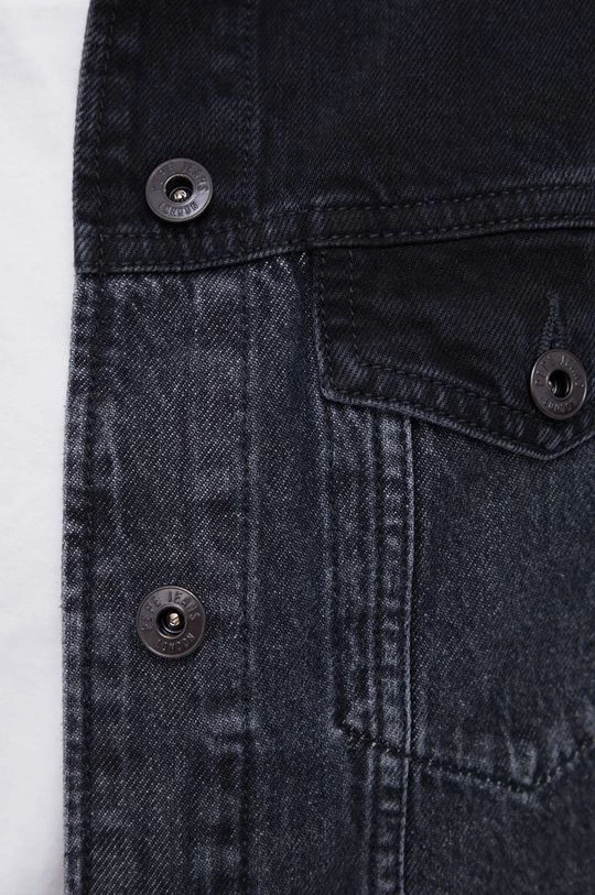 Κοντά μπουφάν Τζιν μπουφάν Pepe Jeans TIFFANY MIX χρώμα: μαύρο 7 Κοντά μπουφάν Τζιν μπουφάν Pepe Jeans TIFFANY MIX χρώμα: μαύρο - Image 5