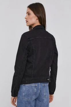 Κοντά μπουφάν Τζιν μπουφάν Pepe Jeans χρώμα: ναυτικό μπλε -Pepe Jeans Sales Store unnamed file 1893