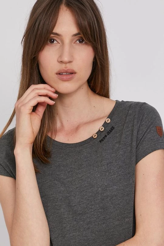 Κοντομάνικο Μπλουζάκι Pepe Jeans χρώμα: πράσινο 6 Κοντομάνικο Μπλουζάκι Pepe Jeans χρώμα: πράσινο - Image 4