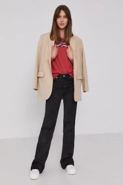 Κοντομάνικο Μπλουζάκι Pepe Jeans χρώμα: κόκκινο -Pepe Jeans Sales Store unnamed file 1942