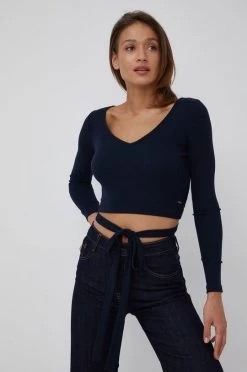 Μακρυμάνικο Longsleeve Pepe Jeans Catherine χρώμα: ναυτικό μπλε