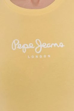 Κοντομάνικο Μπλουζάκι Pepe Jeans χρώμα: κίτρινο -Pepe Jeans Sales Store unnamed file 1951
