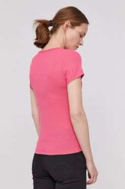 Κοντομάνικο Μπλουζάκι Pepe Jeans FREJA χρώμα: ροζ -Pepe Jeans Sales Store unnamed file 1954