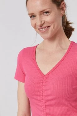 Κοντομάνικο Μπλουζάκι Pepe Jeans FREJA χρώμα: ροζ -Pepe Jeans Sales Store unnamed file 1955