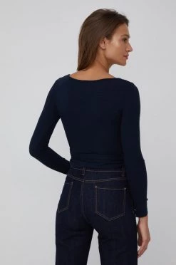 Μακρυμάνικο Longsleeve Pepe Jeans Catherine χρώμα: ναυτικό μπλε -Pepe Jeans Sales Store unnamed file 197