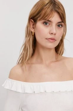 Μακρυμάνικο Longsleeve Pepe Jeans COLETTE χρώμα: άσπρο 12 Μακρυμάνικο Longsleeve Pepe Jeans COLETTE χρώμα: άσπρο -Pepe Jeans Sales Store unnamed file 1985