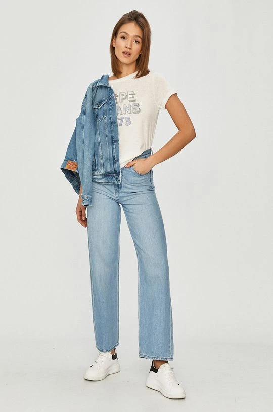 Κοντομάνικο Pepe Jeans - Μπλουζάκι Bibiana λευκό 4 Κοντομάνικο Pepe Jeans - Μπλουζάκι Bibiana λευκό - Image 2