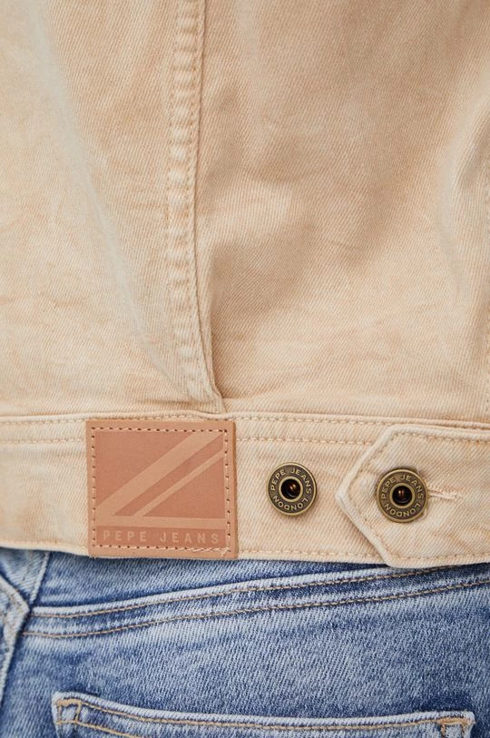 Κοντά μπουφάν Τζιν μπουφάν Pepe Jeans Ridge Earth χρώμα: μπεζ, 8 Κοντά μπουφάν Τζιν μπουφάν Pepe Jeans Ridge Earth χρώμα: μπεζ, - Image 6