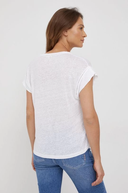 Κοντομάνικο Λευκό μπλουζάκι Pepe Jeans άσπρο 5 Κοντομάνικο Λευκό μπλουζάκι Pepe Jeans άσπρο - Image 3