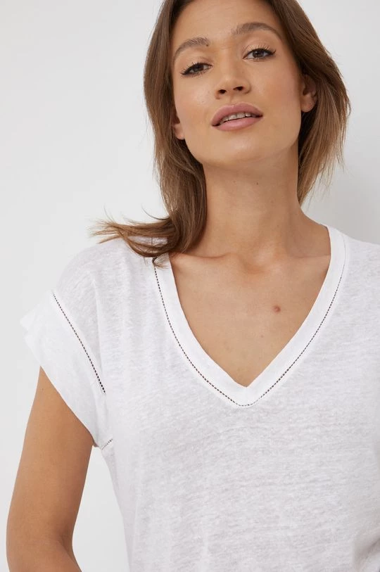 Κοντομάνικο Λευκό μπλουζάκι Pepe Jeans άσπρο 7 Κοντομάνικο Λευκό μπλουζάκι Pepe Jeans άσπρο - Image 5