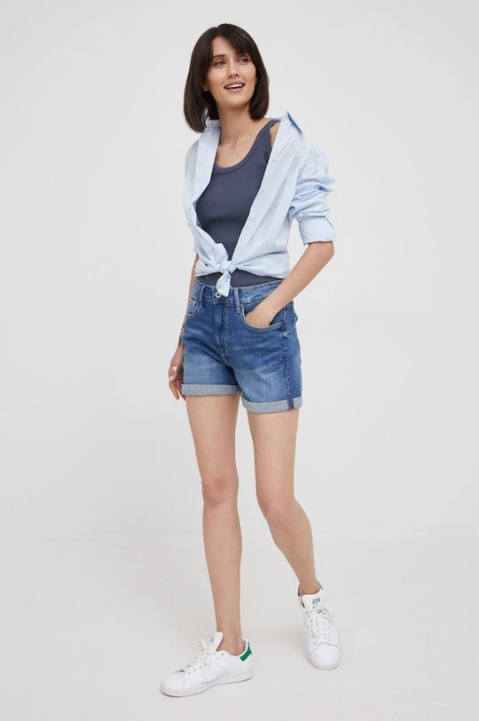 Σορτς Τζιν σορτς Pepe Jeans Mary Short ναυτικό μπλε 4 Σορτς Τζιν σορτς Pepe Jeans Mary Short ναυτικό μπλε - Image 2