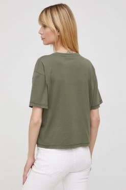 Κοντομάνικο Βαμβακερό μπλουζάκι Pepe Jeans Nina πράσινο 9 Κοντομάνικο Βαμβακερό μπλουζάκι Pepe Jeans Nina πράσινο -Pepe Jeans Sales Store unnamed file 2143