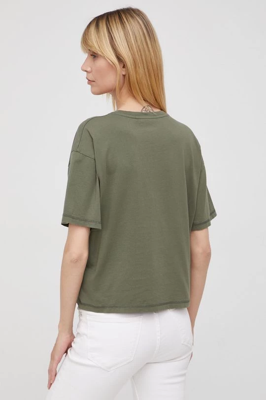 Κοντομάνικο Βαμβακερό μπλουζάκι Pepe Jeans Nina πράσινο 5 Κοντομάνικο Βαμβακερό μπλουζάκι Pepe Jeans Nina πράσινο - Image 3