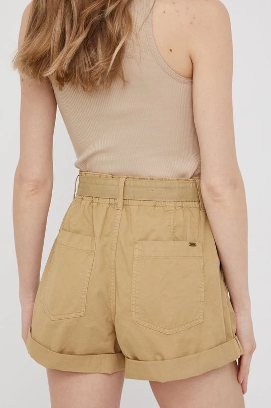 Σορτς Βαμβακερό σορτσάκι Pepe Jeans Kaylee Short πράσινο 5 Σορτς Βαμβακερό σορτσάκι Pepe Jeans Kaylee Short πράσινο - Image 3