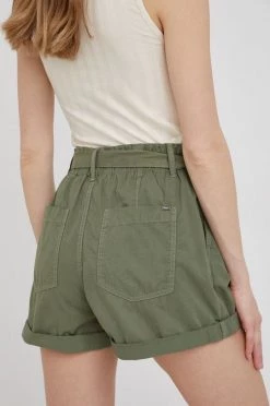 Σορτς Βαμβακερό σορτσάκι Pepe Jeans Kaylee Short πράσινο -Pepe Jeans Sales Store unnamed file 2187