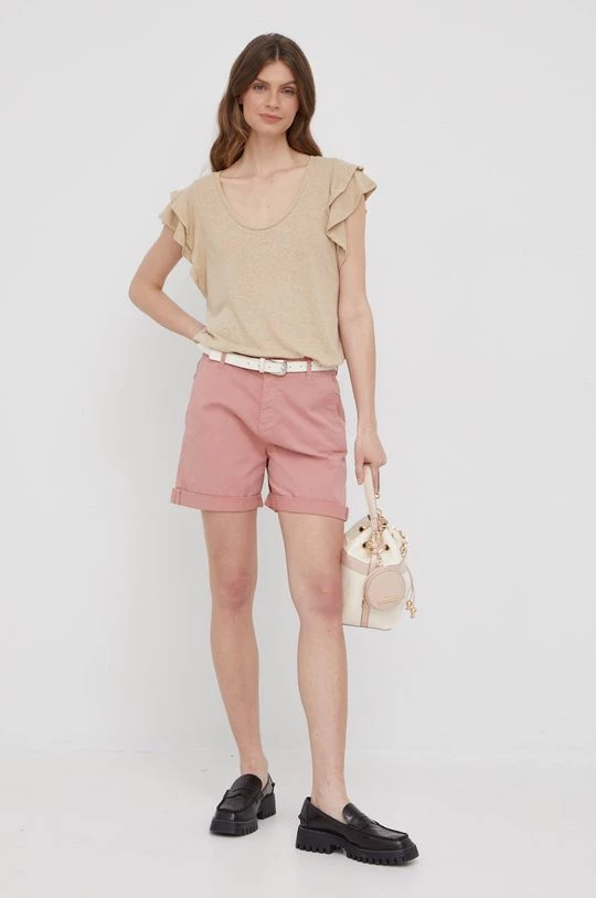 Σορτς Pepe Jeans Junie πορτοκαλί 4 Σορτς Pepe Jeans Junie πορτοκαλί - Image 2