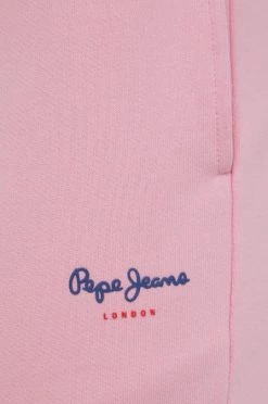 Παντελόνια φόρμας Βαμβακερό παντελόνι Pepe Jeans Calista Pants χρώμα: ροζ -Pepe Jeans Sales Store unnamed file 223