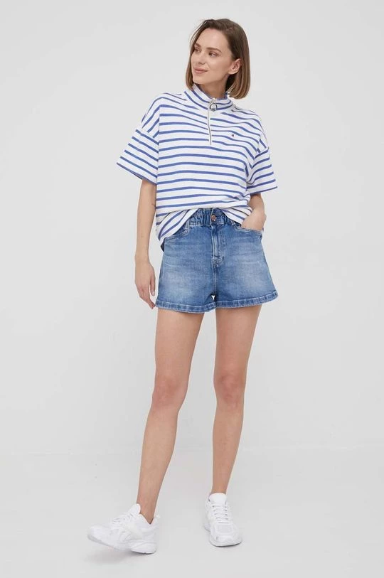Σορτς Τζιν σορτς Pepe Jeans Reese Short μπλε 6 Σορτς Τζιν σορτς Pepe Jeans Reese Short μπλε - Image 4