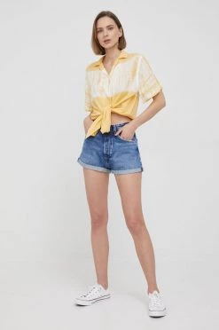 Σορτς Τζιν σορτς Pepe Jeans Suzie ναυτικό μπλε -Pepe Jeans Sales Store unnamed file 2255