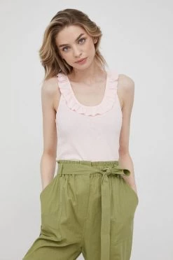 Αμάνικος Top Pepe Jeans Dorina N ροζ