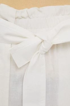 Σορτς Λινό σορτς Pepe Jeans Muriel χρώμα: άσπρο, -Pepe Jeans Sales Store unnamed file 2275