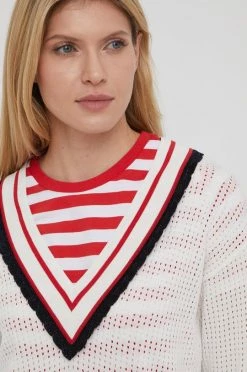 Χωρίς φερμουάρ Πουλόβερ Pepe Jeans Perline χρώμα: άσπρο, -Pepe Jeans Sales Store unnamed file 228