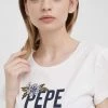 Κοντομάνικο Βαμβακερό μπλουζάκι Pepe Jeans Bernardette άσπρο -Pepe Jeans Sales Store unnamed file 2285