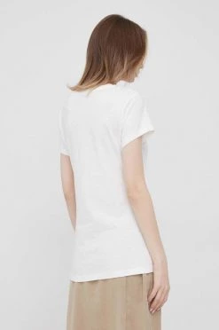 Κοντομάνικο Βαμβακερό μπλουζάκι Pepe Jeans Bernardette άσπρο -Pepe Jeans Sales Store unnamed file 2287