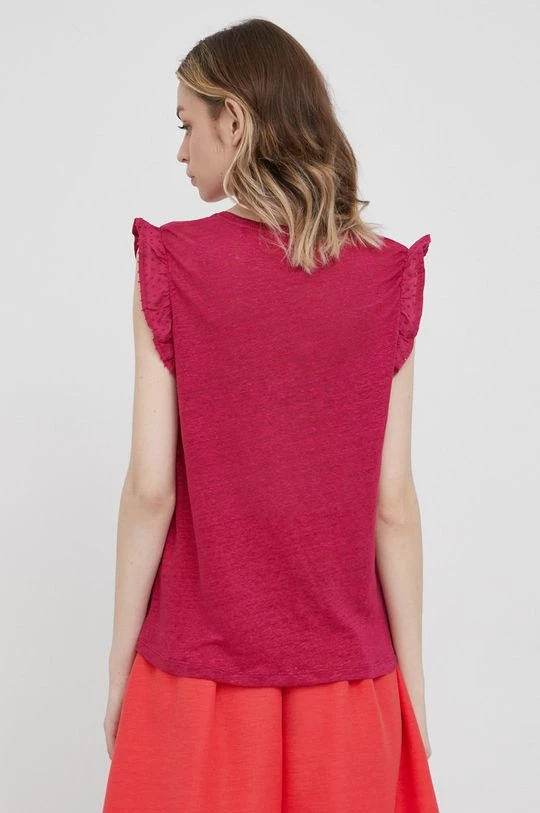 Μπλούζες Λευκή μπλούζα Pepe Jeans Daysies χρώμα: μοβ 5 Μπλούζες Λευκή μπλούζα Pepe Jeans Daysies χρώμα: μοβ - Image 3