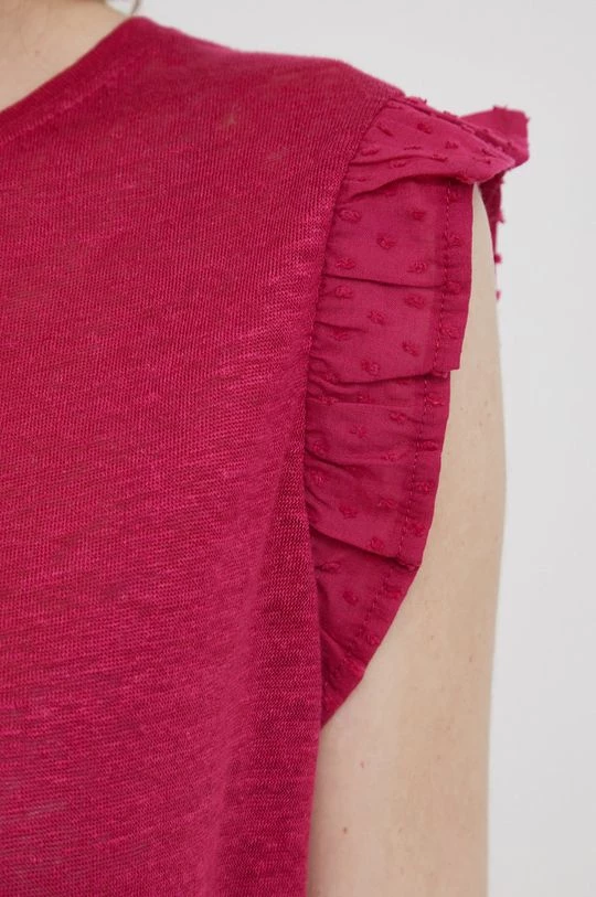 Μπλούζες Λευκή μπλούζα Pepe Jeans Daysies χρώμα: μοβ 7 Μπλούζες Λευκή μπλούζα Pepe Jeans Daysies χρώμα: μοβ - Image 5