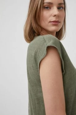 Κοντομάνικο Λευκό μπλουζάκι Pepe Jeans Clementine πράσινο -Pepe Jeans Sales Store unnamed file 2372