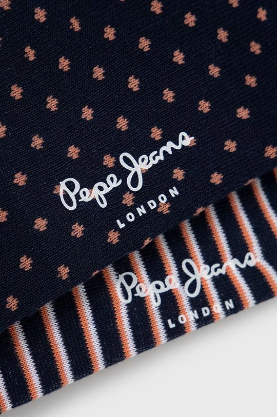 Κάλτσες Pepe Jeans Brenna (3-pack) χρώμα: ναυτικό μπλε 4 Κάλτσες Pepe Jeans Brenna (3-pack) χρώμα: ναυτικό μπλε - Image 2