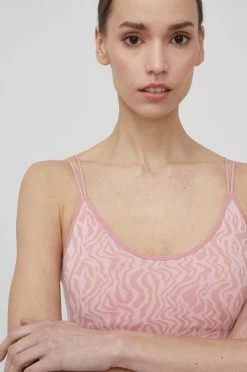 Αμάνικος Top Pepe Jeans Liv χρώμα: ροζ -Pepe Jeans Sales Store unnamed file 2390