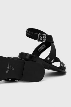 Σανδάλια Pepe Jeans Hayes Star χρώμα: μαύρο -Pepe Jeans Sales Store unnamed file 2414