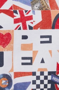 Κοντομάνικο Βαμβακερό μπλουζάκι Pepe Jeans Ivonne άσπρο -Pepe Jeans Sales Store unnamed file 2447
