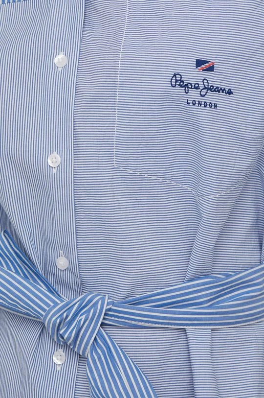 Φορέματα Βαμβακερό φόρεμα Pepe Jeans Karen μπλε 7 Φορέματα Βαμβακερό φόρεμα Pepe Jeans Karen μπλε - Image 5
