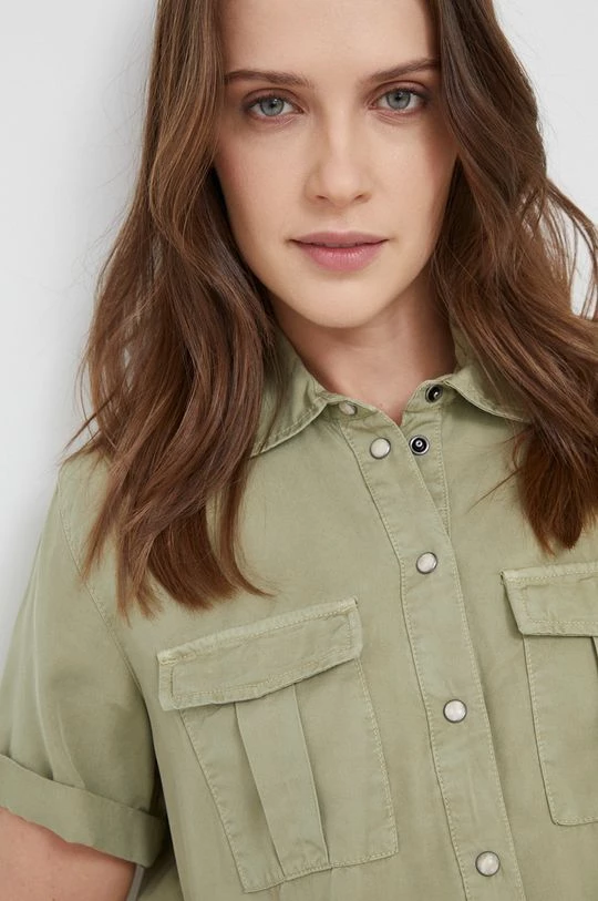 Ολόσωμες φόρμες Pepe Jeans - Ολόσωμη φόρμα Tess καφέ πράσινο 6 Ολόσωμες φόρμες Pepe Jeans - Ολόσωμη φόρμα Tess καφέ πράσινο - Image 4