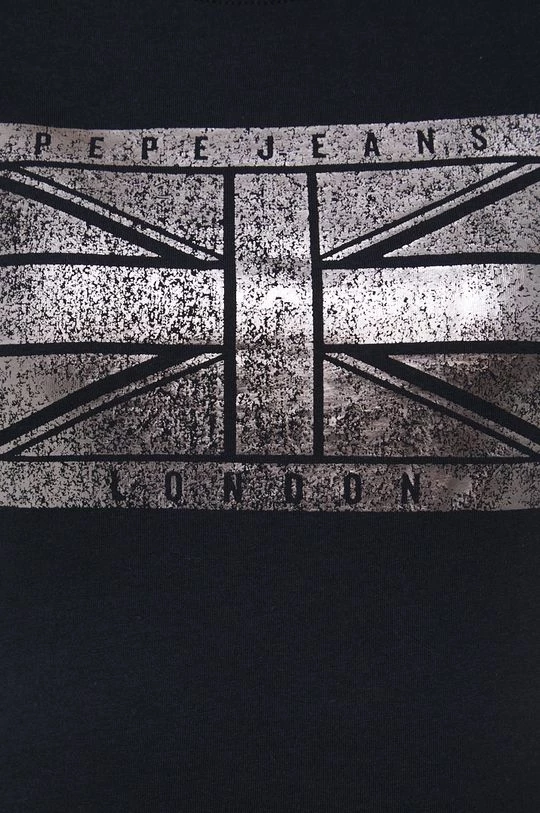 Κοντομάνικο Βαμβακερό μπλουζάκι Pepe Jeans BEATRIZ μαύρο 7 Κοντομάνικο Βαμβακερό μπλουζάκι Pepe Jeans BEATRIZ μαύρο - Image 5