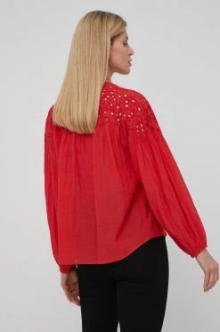 Πουκάμισα Πουκάμισο Pepe Jeans Kayla χρώμα: κόκκινο, -Pepe Jeans Sales Store unnamed file 257