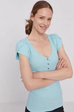 Κοντομάνικο Μπλουζάκι Pepe Jeans DORIS χρώμα: τιρκουάζ