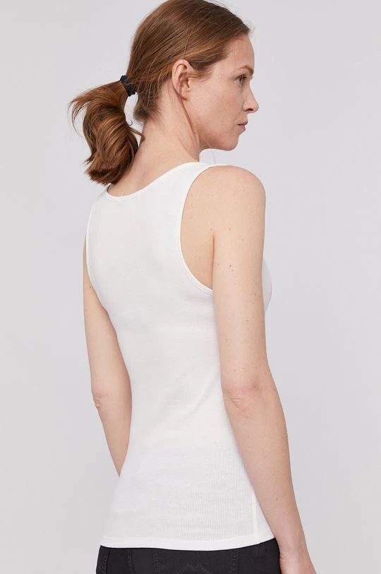 Αμάνικος Top Pepe Jeans DUNIA χρώμα: άσπρο 5 Αμάνικος Top Pepe Jeans DUNIA χρώμα: άσπρο - Image 3