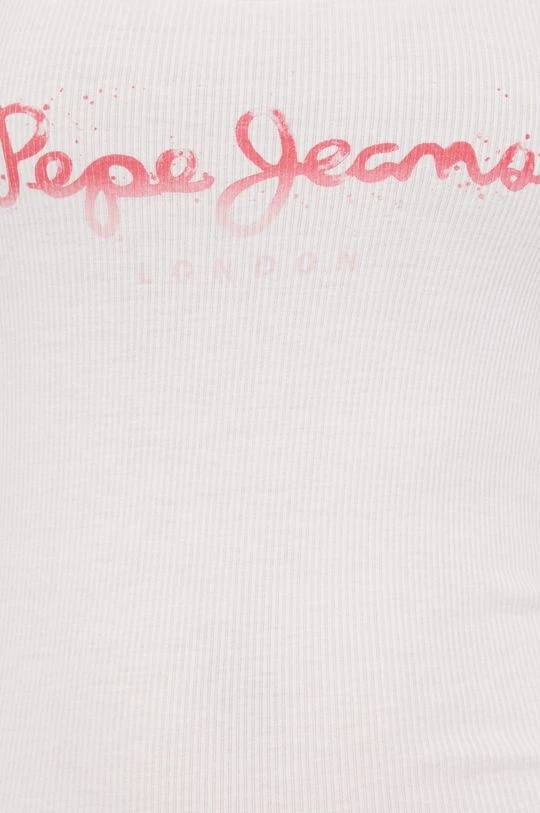 Αμάνικος Top Pepe Jeans DUNIA χρώμα: άσπρο 6 Αμάνικος Top Pepe Jeans DUNIA χρώμα: άσπρο - Image 4