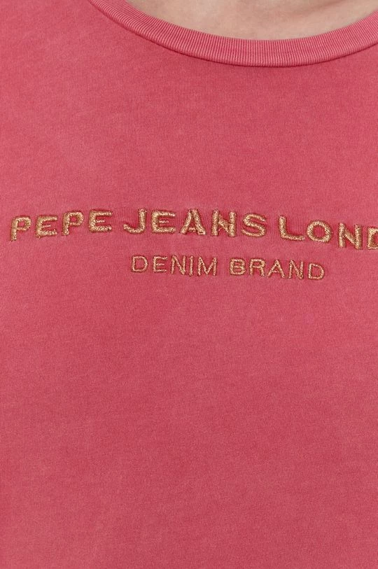 Κοντομάνικο Μπλουζάκι Pepe Jeans DANIELLA χρώμα: ροζ 7 Κοντομάνικο Μπλουζάκι Pepe Jeans DANIELLA χρώμα: ροζ - Image 5
