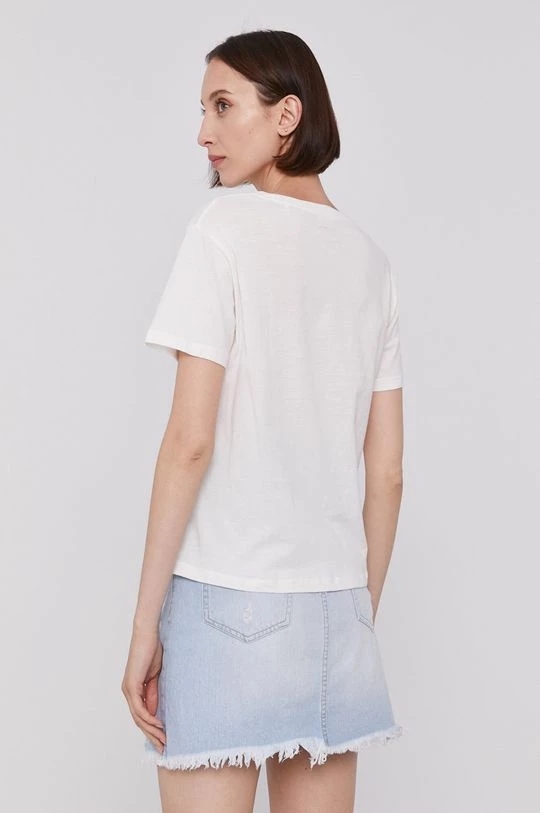 Κοντομάνικο Μπλουζάκι Pepe Jeans DREE χρώμα: κρεμ 5 Κοντομάνικο Μπλουζάκι Pepe Jeans DREE χρώμα: κρεμ - Image 3