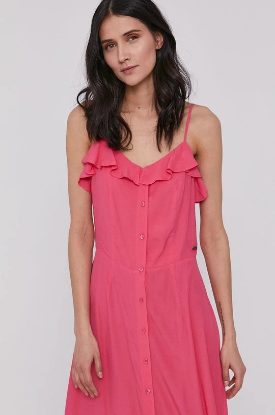 Φορέματα Φόρεμα Pepe Jeans SAMY ροζ 3 Φορέματα Φόρεμα Pepe Jeans SAMY ροζ