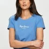Κοντομάνικο Μπλουζάκι Pepe Jeans NEW VIRGINIA μπλε 2 Κοντομάνικο Μπλουζάκι Pepe Jeans NEW VIRGINIA μπλε -Pepe Jeans Sales Store unnamed file 2671