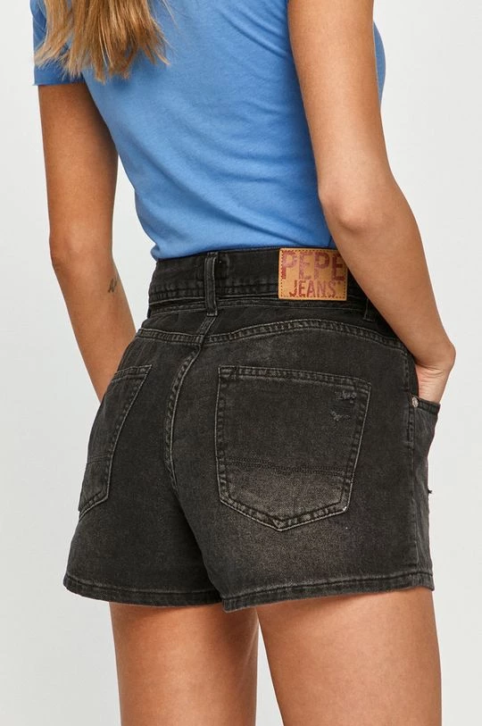 Σορτς Pepe Jeans - Тζιν σορτς Bonita Destroy μαύρο 5 Σορτς Pepe Jeans - Тζιν σορτς Bonita Destroy μαύρο - Image 3