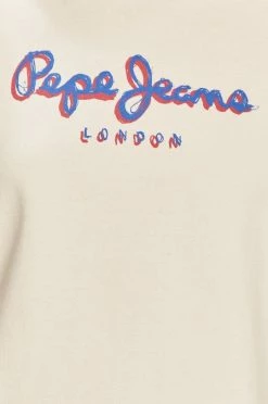 Χωρίς φερμουάρ Pepe Jeans - Βαμβακερή μπλούζα Brigitte λευκό -Pepe Jeans Sales Store unnamed file 2717